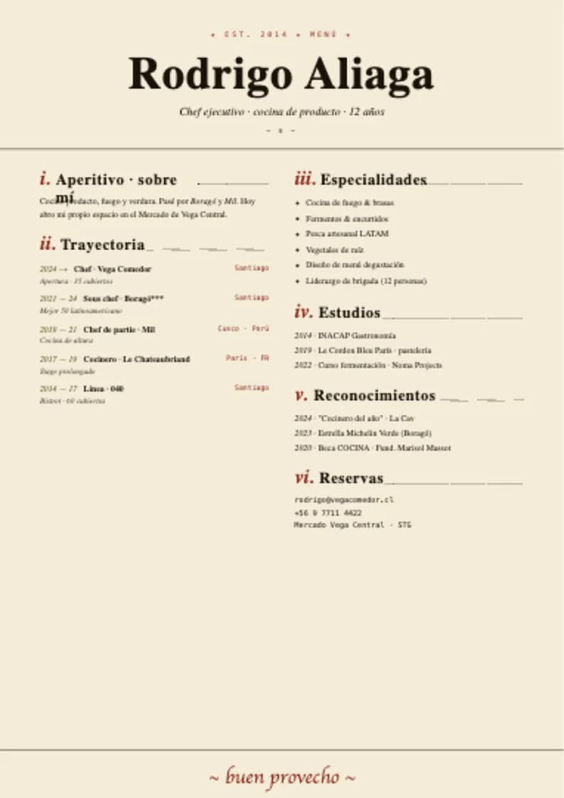 Hospitality - ChefMenu